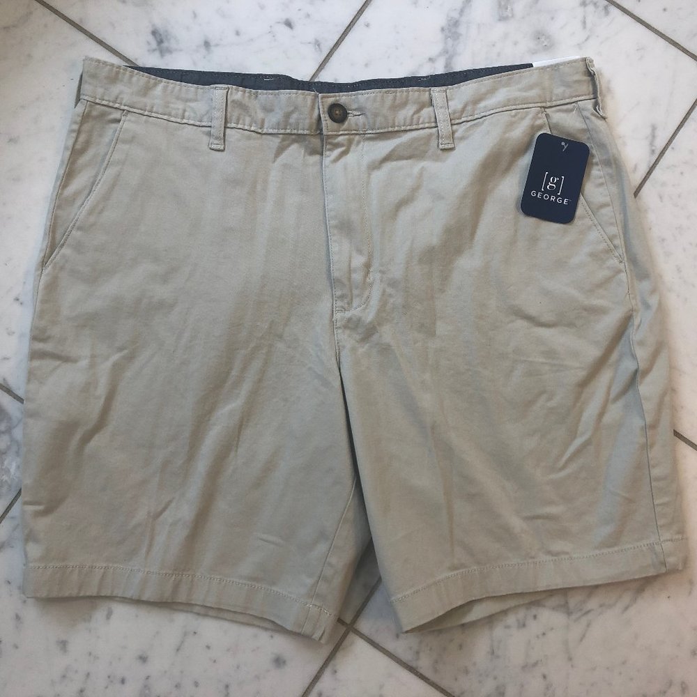 BRAND NEW W/ TAGS: George Men’s Cream Shorts
